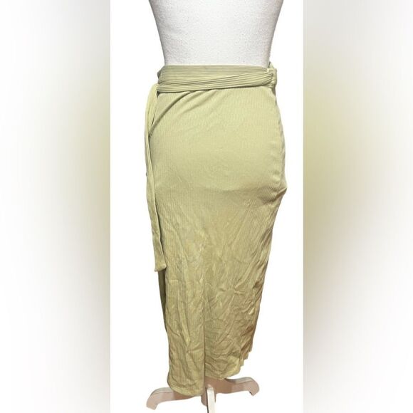 PRIVACY PLEASE Catalina Midi Skirt in Sage Green medium NWT - Picture 6 of 7